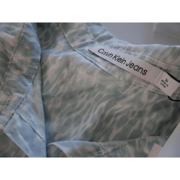 Calvin Klein Jeans Trendy Plus Size Botton down Shirt 3X - Picture 8 of 9